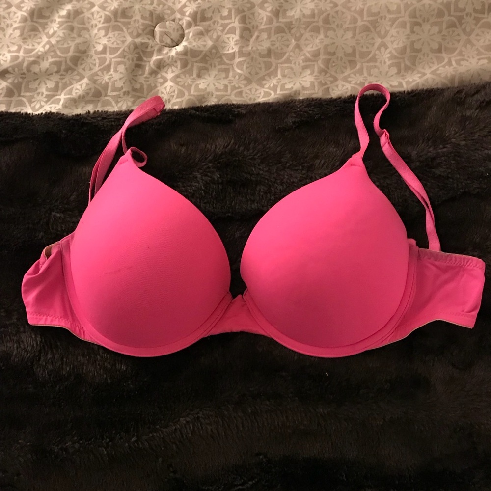 PINK Hot Pink Bra !